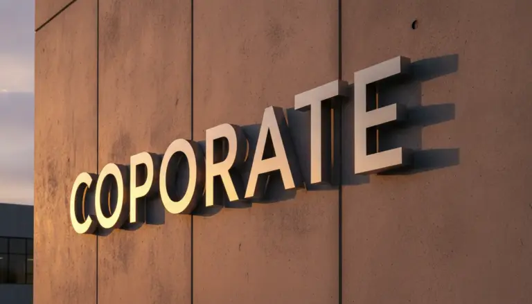 Letras 3D de acero inoxidable que multiplican el ROI visual corporativo